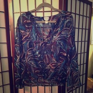 Chico blouse with tie at waist